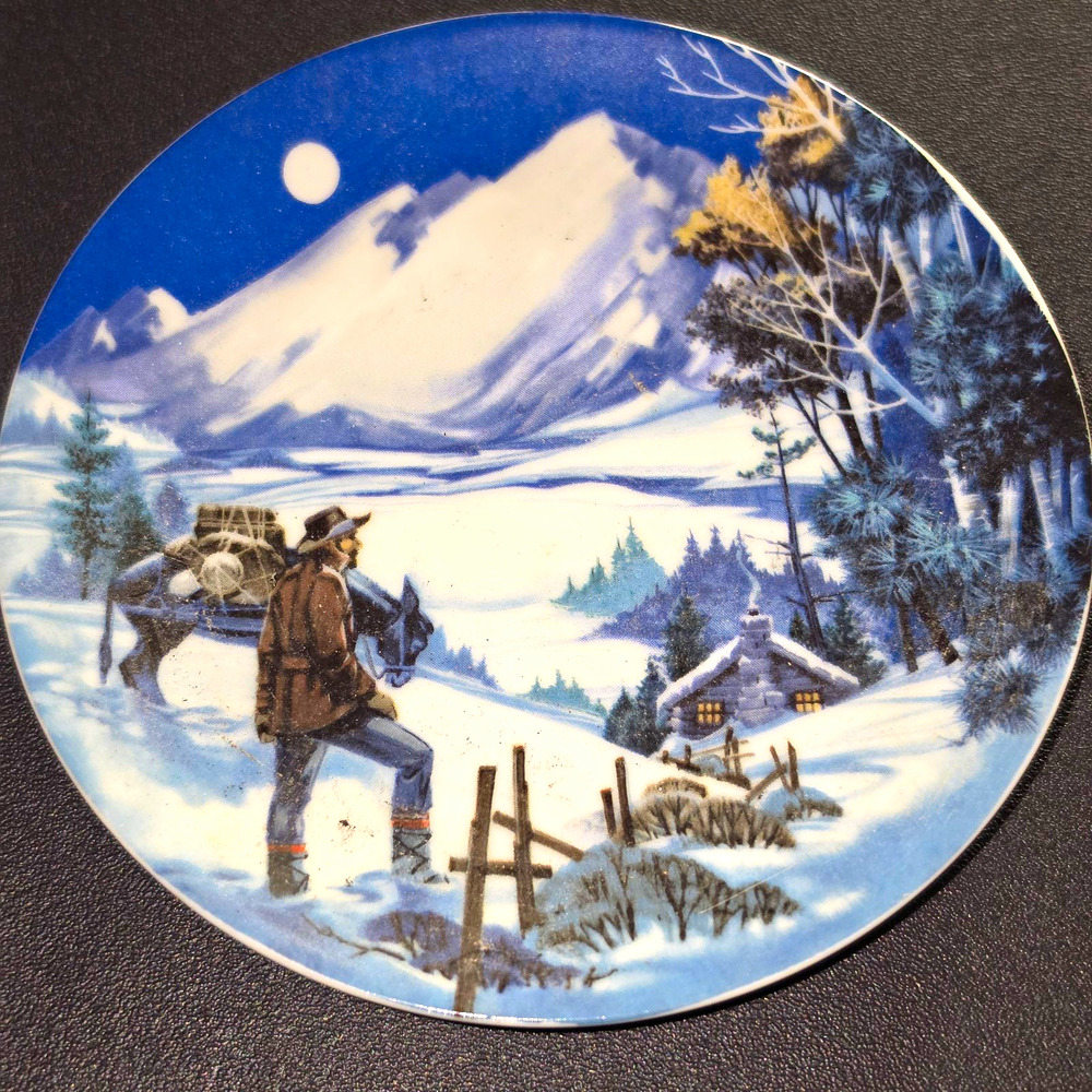Avon American Portraits “The Rockies” 1985 Porcelain Decorative Plate
